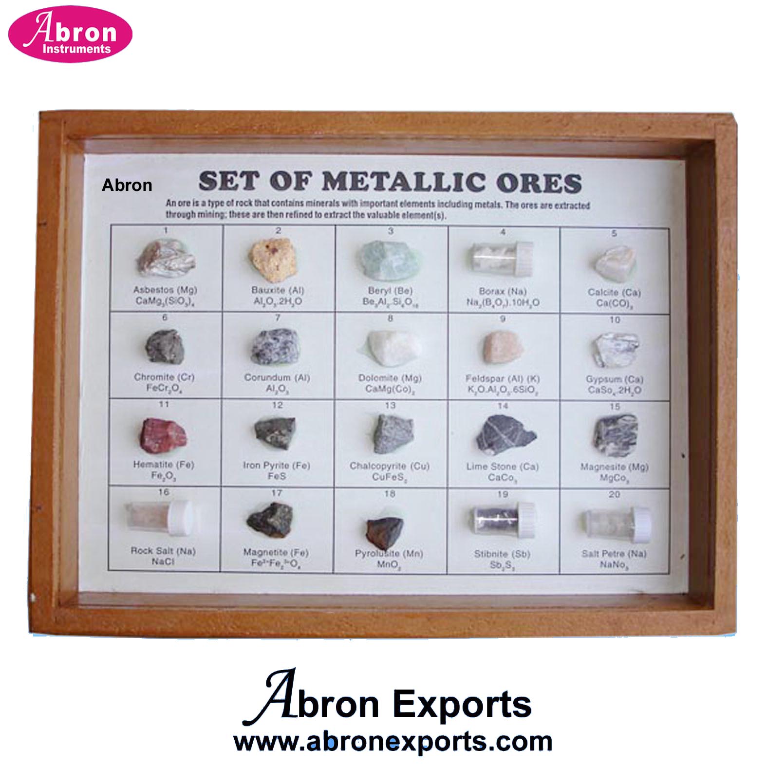 Collection of 20 Earthy Minerals